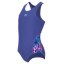 Slazenger Splice Racerback Swimsuit Junior Girls Navy