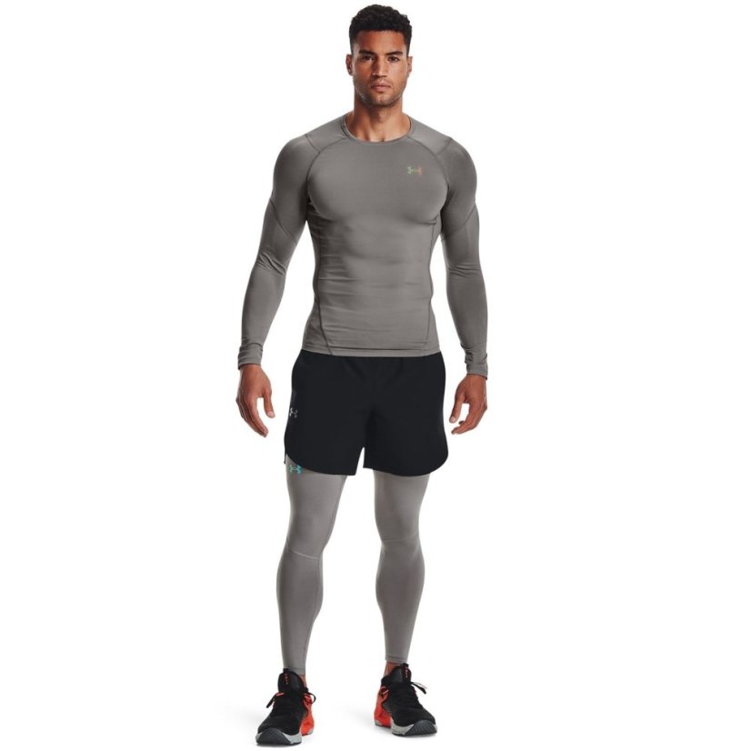 Under Armour Armour HeatGear Rush 2.0 Leggings Mens Grey