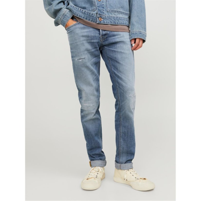 Jack and Jones Glenn Jean Mens Blue Denim