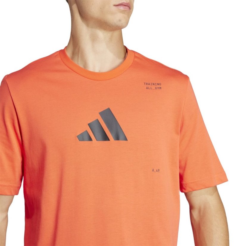 adidas All-Gym Category Graphic pánske tričko Bright Red