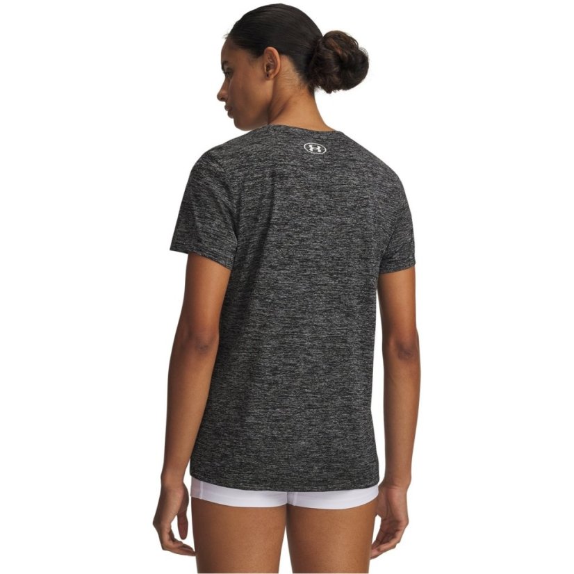 Under Armour Tech™ Twist V-Neck Short Sleeve Womens Black