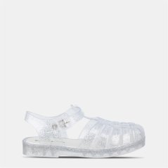 SoulCal SoulCal Jelly Sandal Childrens Silver Glitter