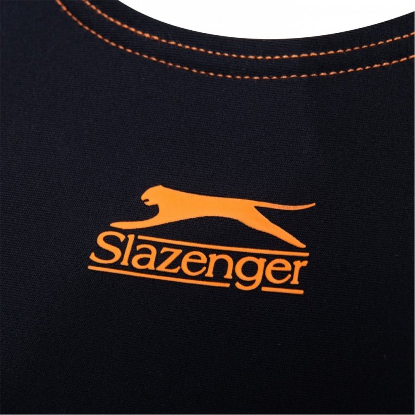 Slazenger Splice Racer Back Swimsuit Junior Girls Black