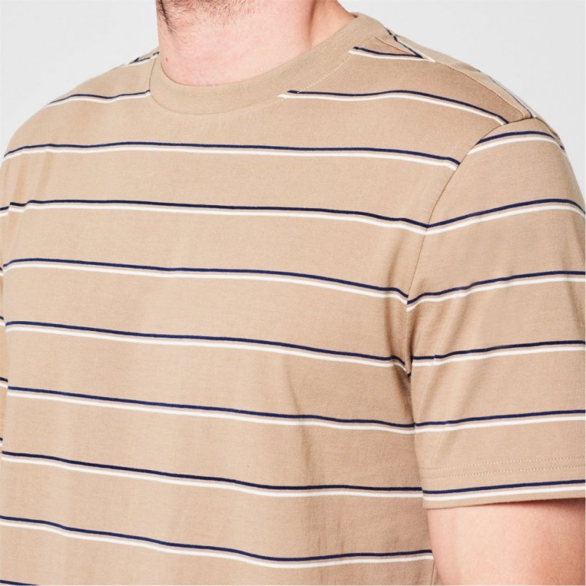 Howick T Shirt Sand Stripe