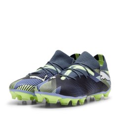 Puma Future 7 Match Womens Firm Ground Football Boots Grey/White/Grn