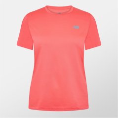 New Balance Women's Short-Sleeve Performance Running Top Coral