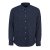 Fabric Classic Poplin Long Sleeve Shirt Mens Nvy/Wht Geo