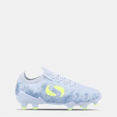 Sondico Blaze Childrens FG Football Boots Purple/Lime