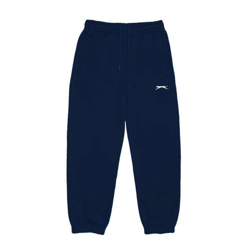 Slazenger Closed Hem Fleece Pants Junior Navy