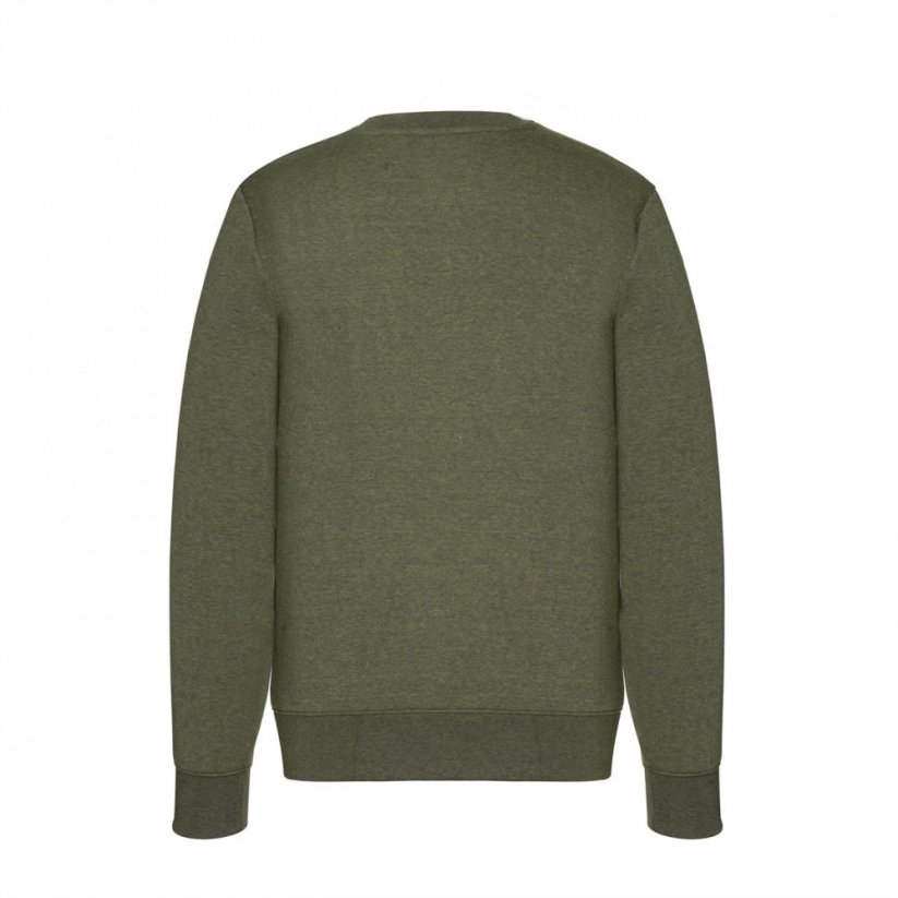 Slazenger Fleece Crew Sweater Mens Khaki Marl