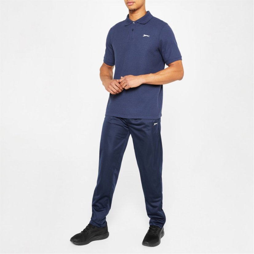 Slazenger Plain pánské polo tričko Navy