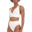 adidas Sport Active Seamless Micro Stretch Long Line Plunge Bra White