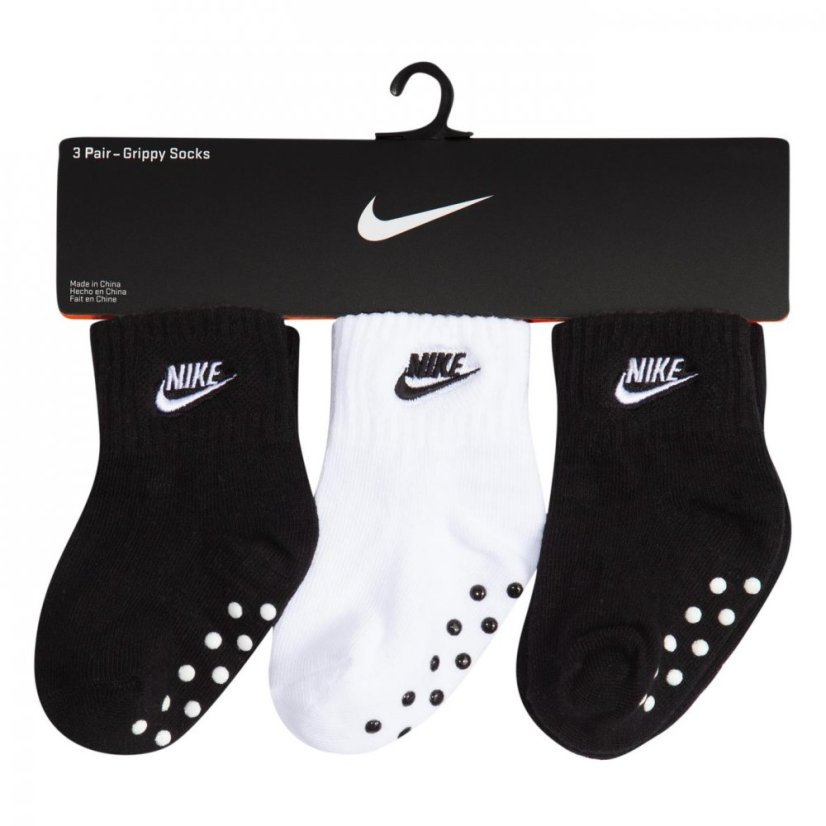 Nike NS F Quarter Length Socks Infants Black