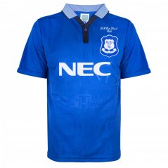 Score Draw Everton FC FA Cup Final Shirt 1995 Adults Blue