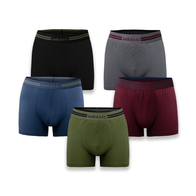 SoulCal 5Pk Bamboo Underwear Multi