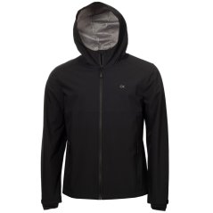 Calvin Klein Golf Men's Monogram Weather-Resistant Softshell Jacket Black