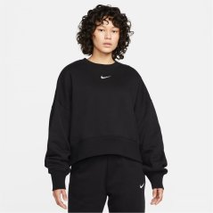 Nike Sportswear Phoenix Fleece Women's Over-Oversized Crewneck Sweatshirt Black