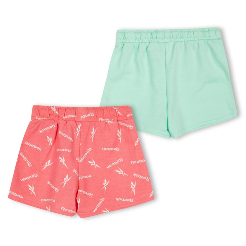 Reebok Kids' Jersey Jogger Shorts Strawberry