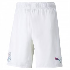 Puma Manchester City Shorts 2022 2023 Adults White/Blue