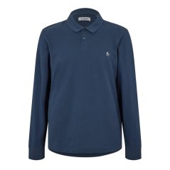 Original Penguin Men's Cotton Long Sleeve Polo Shirt Yale