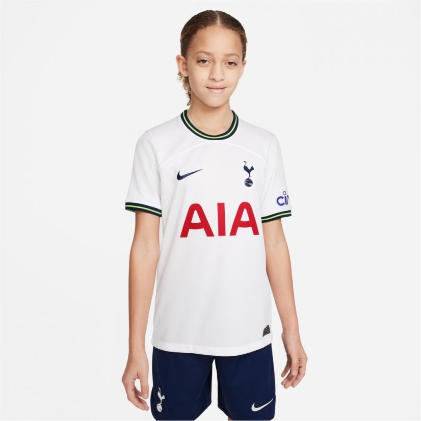 Nike Tottenham Hotspur 2022/2023 Home Shirt Juniors White/Blue