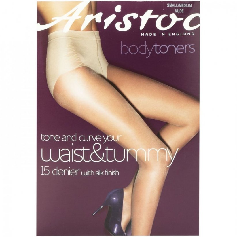 Aristoc Bodytoner Waist and Tummy Toner 15 DenierTights Pink