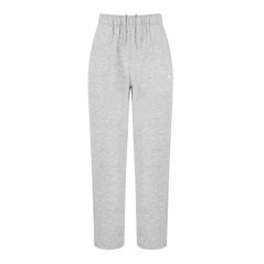 Slazenger Open Hem Fleece Pants Mens Grey Marl