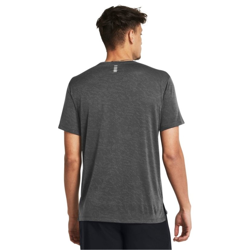 Under Armour Men's Launch Short-Sleeve Performance Gym Top CASTLEROCK REFL