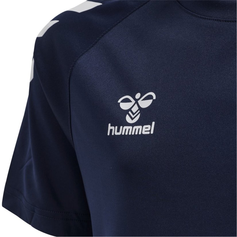 Hummel Core Training Poly T Shirt Junior Marine
