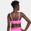 Nike Pro Indy Plunge Women's Medium-Support Padded Sports Bra Playful Pink