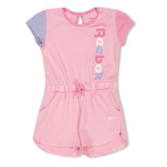 Reebok Kids' Colorblock Playsuit Prism Pink