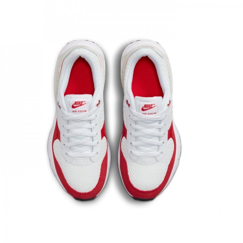 Nike Air Max Systm Junior Trainers White/Red