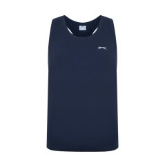 Slazenger Muscle Vest Mens Navy