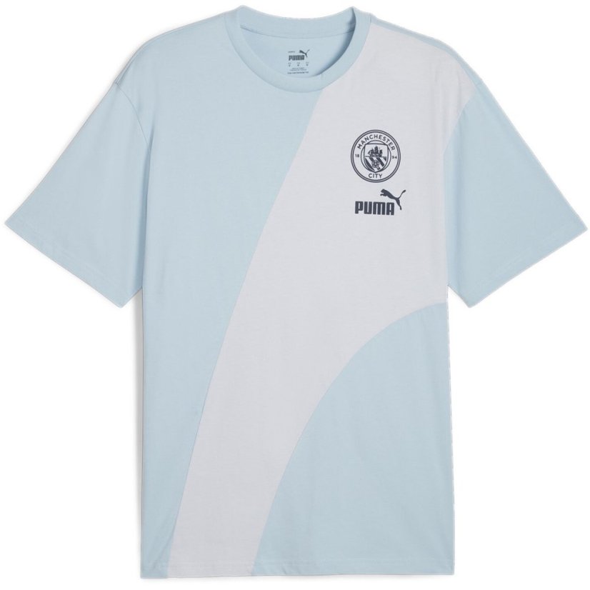 Puma Manchester City ftblCULTURE T-Shirt Adults Grey