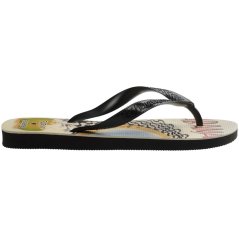 Havaianas Men's Top Print Flip Flops Black