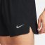 Nike Fast Men's Dri-FIT 3 Brief-Lined Running Shorts Black/Silver