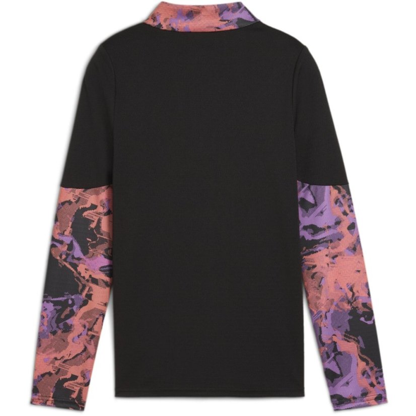 Puma IndividualCUP 1/4 Zip-Top Juniors Puma Black