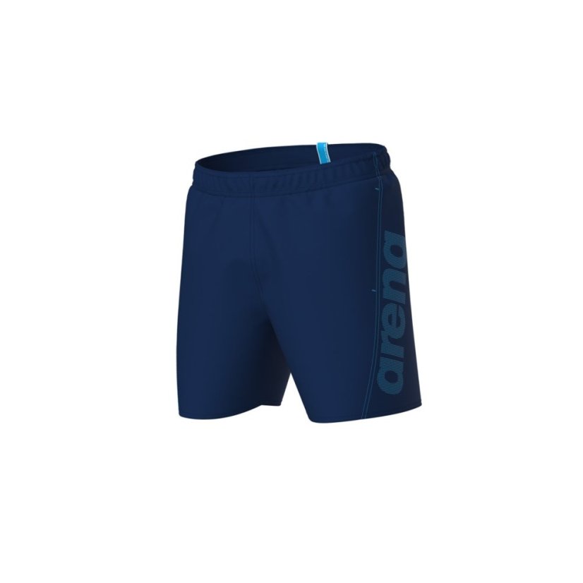 Arena Fundamentals Logo Swim pánske šortky Navy Turquoise