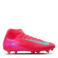 Nike Mercurial Superfly 10 Academy Adults Soft Ground Football Boots Red/Green