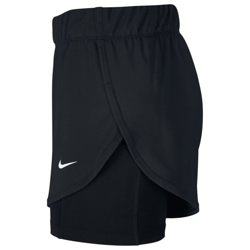 Nike Womens Pro Flex 2-in-1 Shorts Black