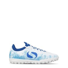Sondico Blaze Junior Astro Turf Trainers White/Blue