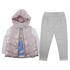 Character Kids Disney Print 3-Piece Gilet Set Frozen