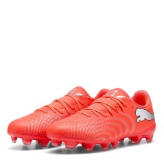 Puma Womens PUMA Future 9 Play Firm Ground Football Boots Red/Silver