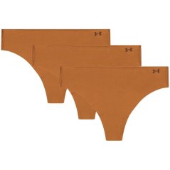 Under Armour Women's Thong Briefs Brown