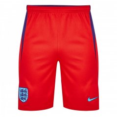 Nike England Away Shorts 2022 2023 Juniors Red/Blue