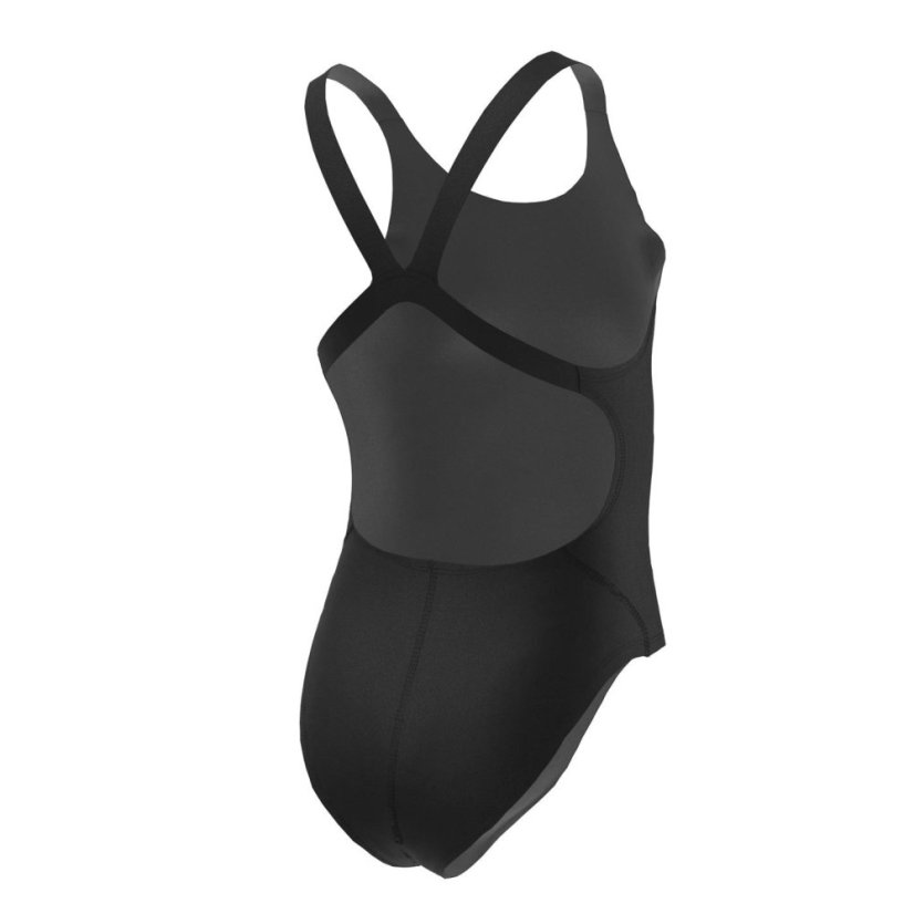 Nike Solid Swimsuit Black