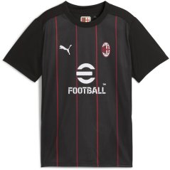 Puma AC Milan Prematch Shirt 2024 2025 Juniors Black/Red