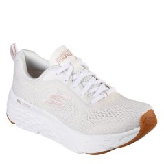 Skechers Women's Slip On Trainers White/Rose Gold