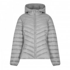 SoulCal Ladies' Lightweight Puffer Jacket Grey