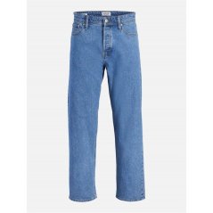 Jack and Jones Men's Eddie Original Straight Leg Jeans Blue Denim
